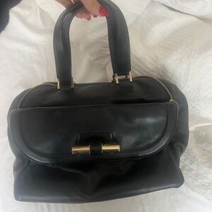 Jimmy Choo Black Leather Bag